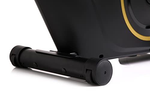 Zipro Heimtrainer Fahrrad Boost Gold, Ergometer Fitnessbikes, Magnetisches Fahrradtrainer, Ergometer Fahrrad bis 120kg, Indoor Bike, Trainingsfahrrad für zuhause, Fahrradergometer Batteriebetrieben